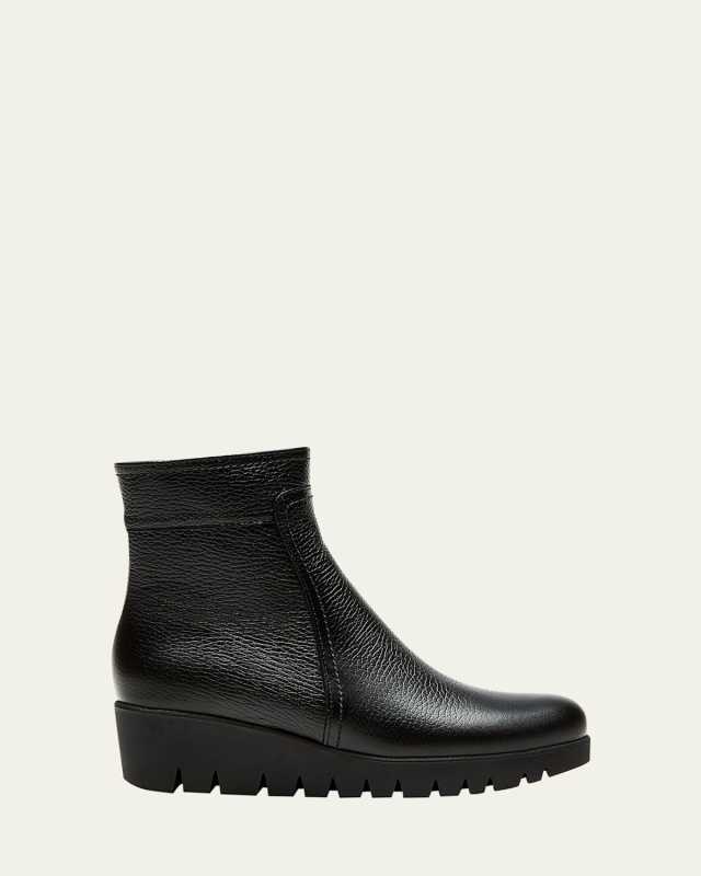 Token Suede Wedge Ankle Booties